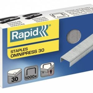 Hæfteklamme Rapid Omnipress 30 1000Stk/pak
