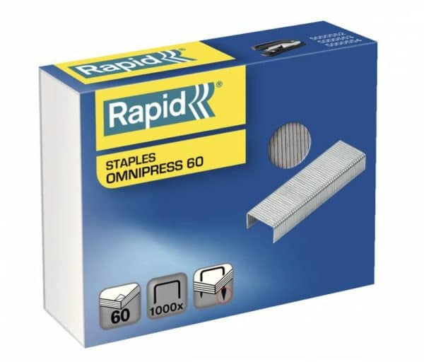 Hæfteklamme Rapid Omnipress 60 1000Stk/pak