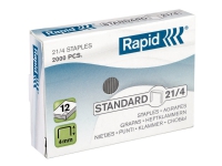 Hæfteklamme Rapid Standard 21/4 galvaniseret 2000 stk. - (10 æsker x 2000 stk.)