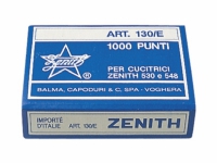Hæfteklammer stål Zenith 130/E (6/4) - (1000 stk. x 10 pakker)