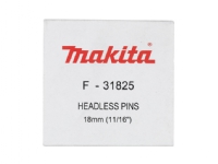 Makita - Hovedløs pin - 10000 stykker - længde: 18 mm - for Makita DPT353Z, DPT353ZJ, PT354DSMJ, PT354DZ, PT354DZJ XGT PT001GZ