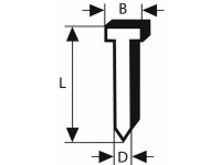 Bosch DYKKER 20GR 1,6X57MM GL 2000 STK