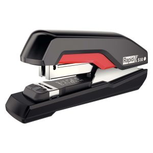 Rapid Hæftemaskine S50 Super flatclinch 50 ark Sort/rød