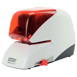 Rapid Elektrisk hæftemaskine Supreme R5050e, kontaktløs, 50 ark Sølv/orange