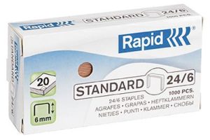 Rapid Hæfteklammer 24/6 1M CU Standard _sk/20000 stk