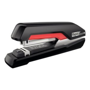 Rapid Hæftemaskine S17 Super flatclinch 30 ark Sort/rød