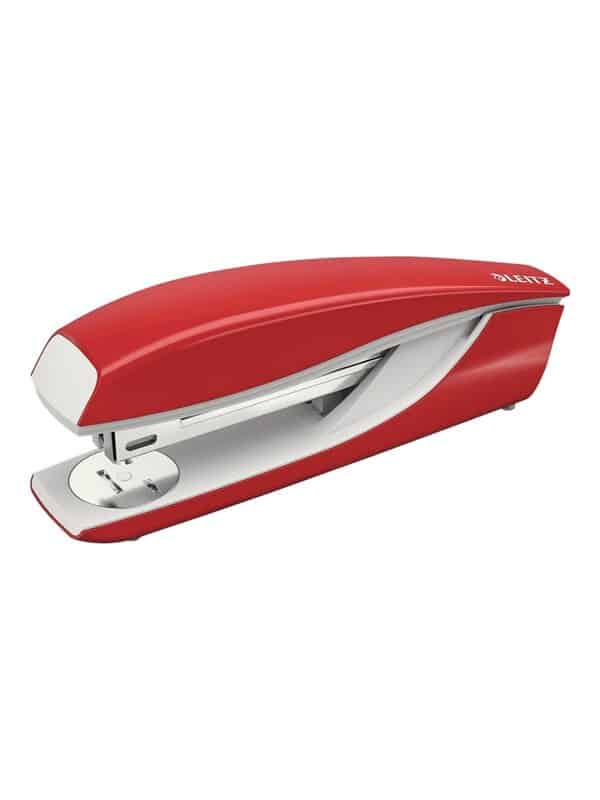 Leitz Hæftemaskine 5504 NeXXt, 40 ark metal fullstrip Rød